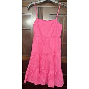 NWT francesca's Aurora Magenta Ruffle Tiered Midi Sundress XS